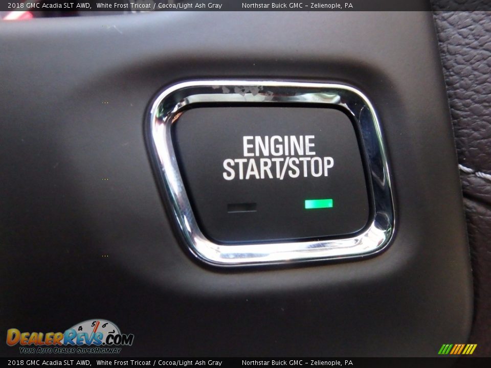 2018 GMC Acadia SLT AWD White Frost Tricoat / Cocoa/Light Ash Gray Photo #20