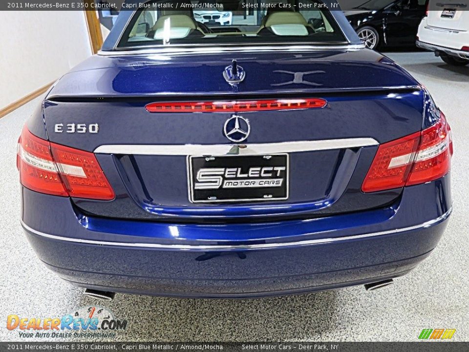 2011 Mercedes-Benz E 350 Cabriolet Capri Blue Metallic / Almond/Mocha Photo #5