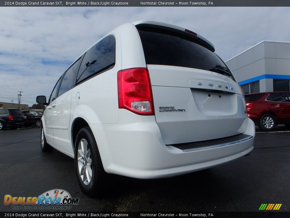 2014 Dodge Grand Caravan SXT Bright White / Black/Light Graystone Photo #5