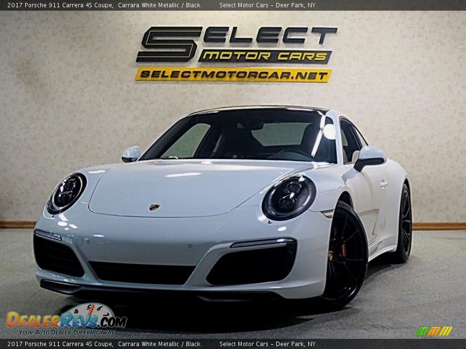 2017 Porsche 911 Carrera 4S Coupe Carrara White Metallic / Black Photo #1