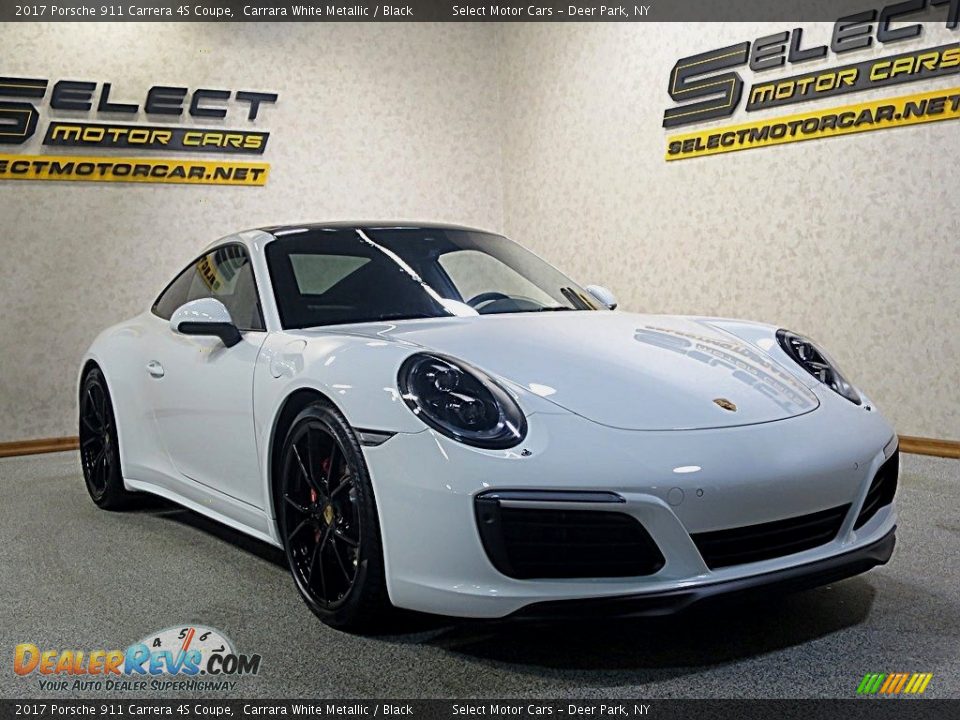 2017 Porsche 911 Carrera 4S Coupe Carrara White Metallic / Black Photo #3