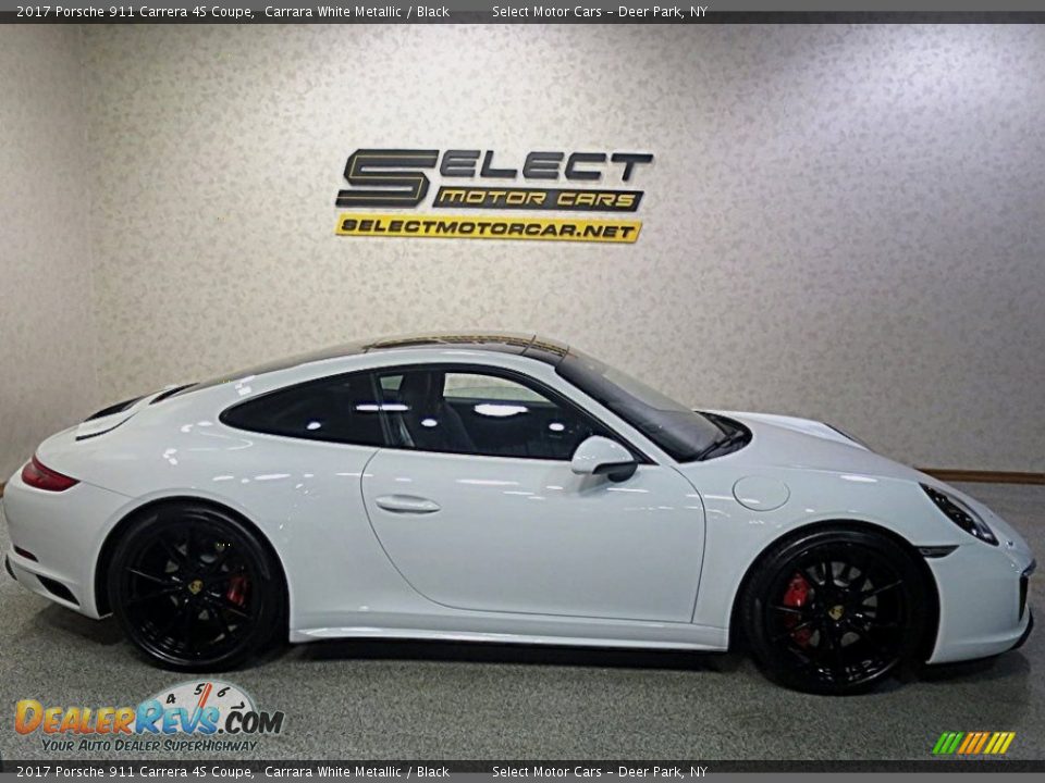 2017 Porsche 911 Carrera 4S Coupe Carrara White Metallic / Black Photo #4