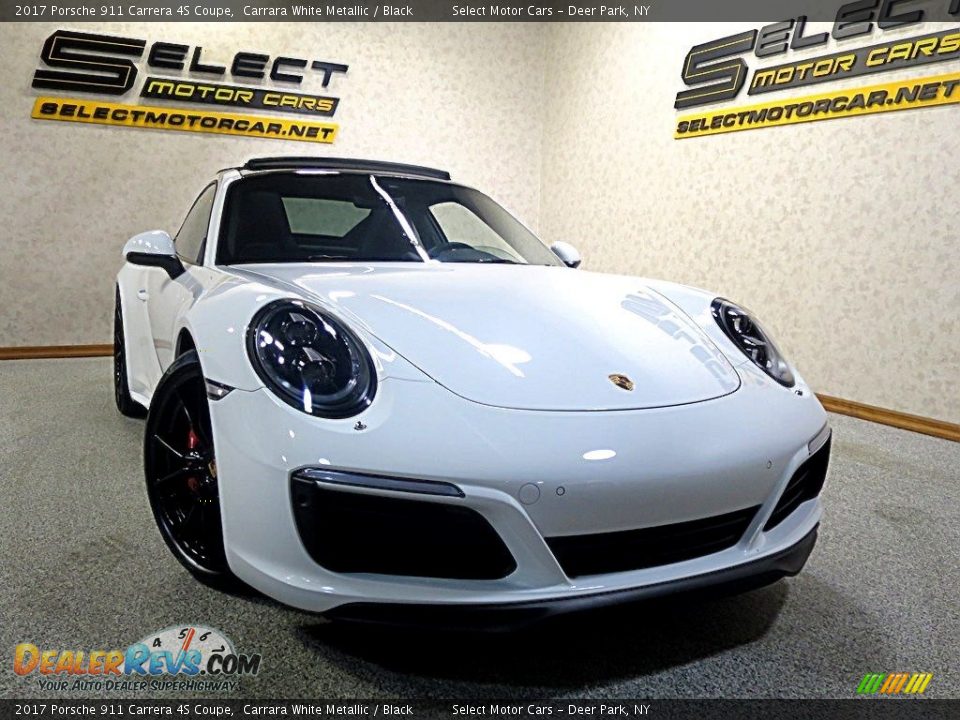 2017 Porsche 911 Carrera 4S Coupe Carrara White Metallic / Black Photo #7