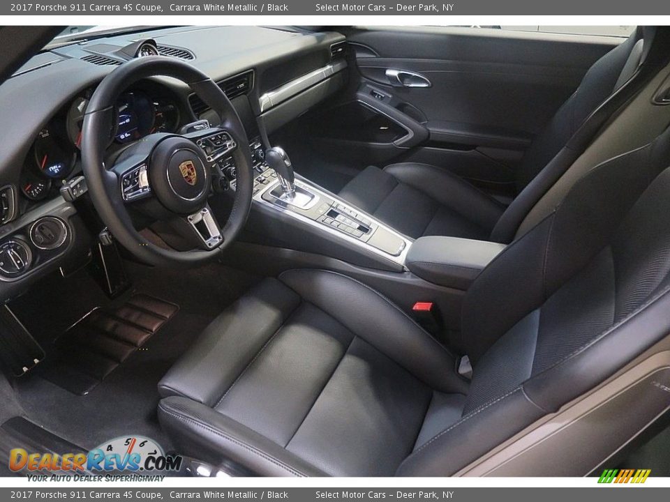 Black Interior - 2017 Porsche 911 Carrera 4S Coupe Photo #20