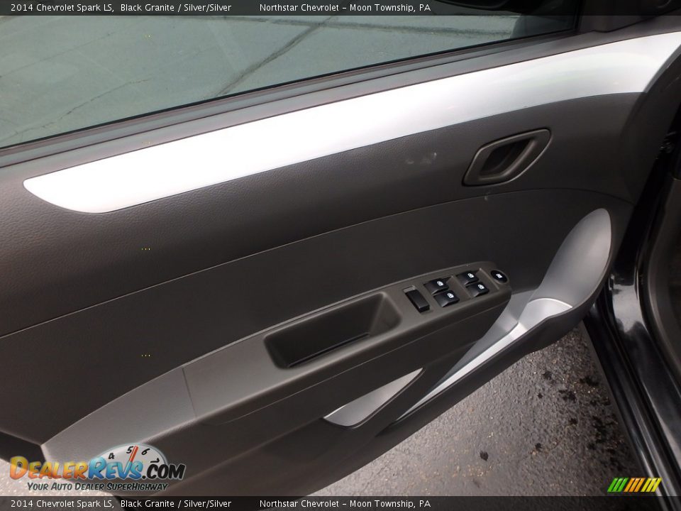 2014 Chevrolet Spark LS Black Granite / Silver/Silver Photo #26