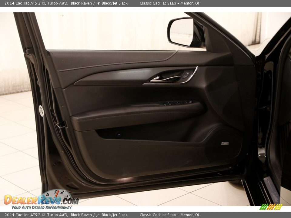 2014 Cadillac ATS 2.0L Turbo AWD Black Raven / Jet Black/Jet Black Photo #4