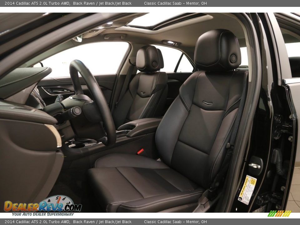 2014 Cadillac ATS 2.0L Turbo AWD Black Raven / Jet Black/Jet Black Photo #5