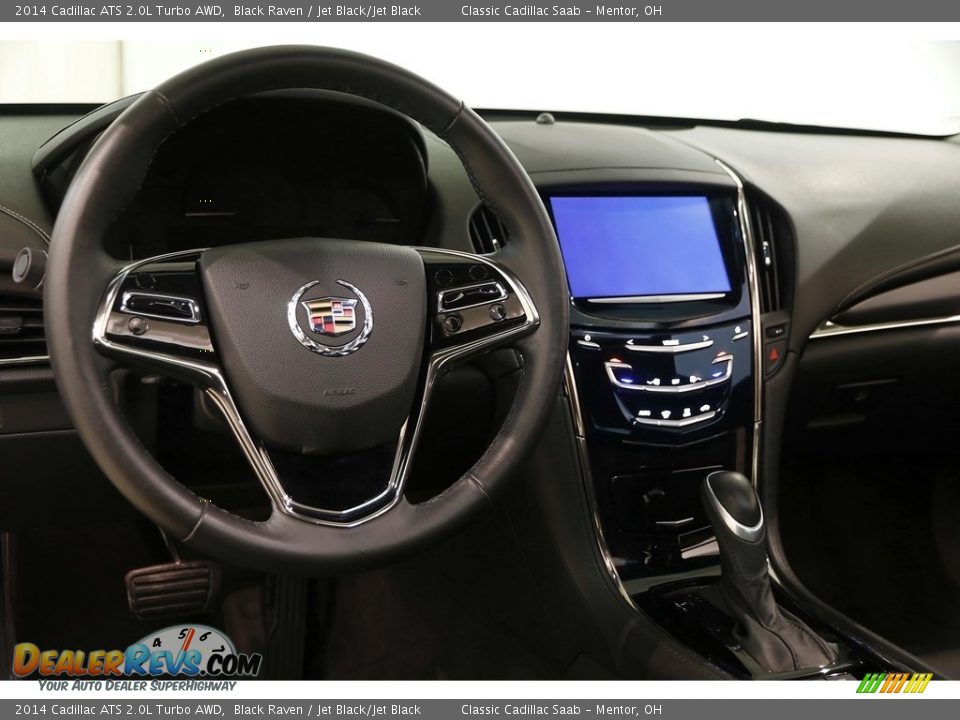 2014 Cadillac ATS 2.0L Turbo AWD Black Raven / Jet Black/Jet Black Photo #6
