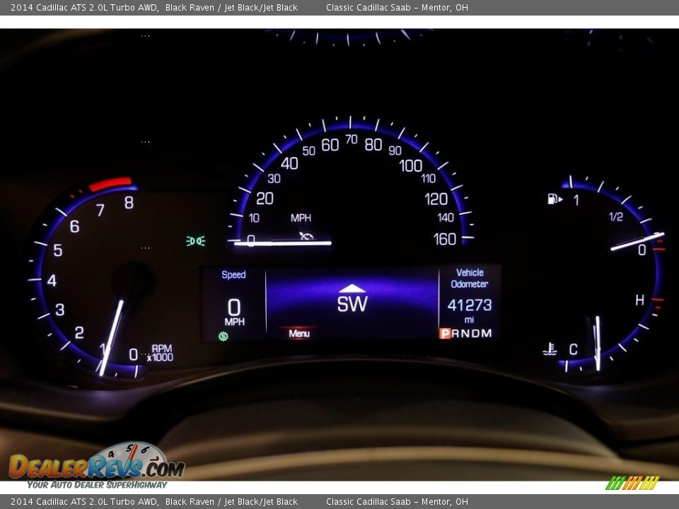 2014 Cadillac ATS 2.0L Turbo AWD Black Raven / Jet Black/Jet Black Photo #8
