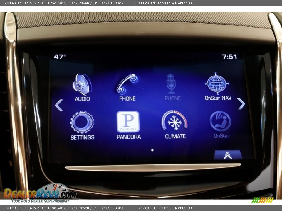 2014 Cadillac ATS 2.0L Turbo AWD Black Raven / Jet Black/Jet Black Photo #10