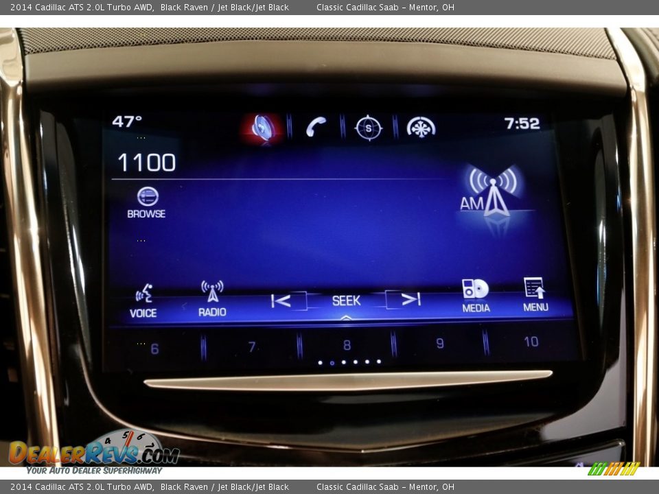 2014 Cadillac ATS 2.0L Turbo AWD Black Raven / Jet Black/Jet Black Photo #11