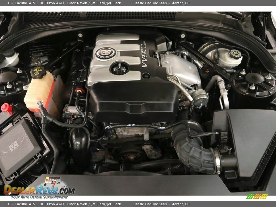 2014 Cadillac ATS 2.0L Turbo AWD Black Raven / Jet Black/Jet Black Photo #18