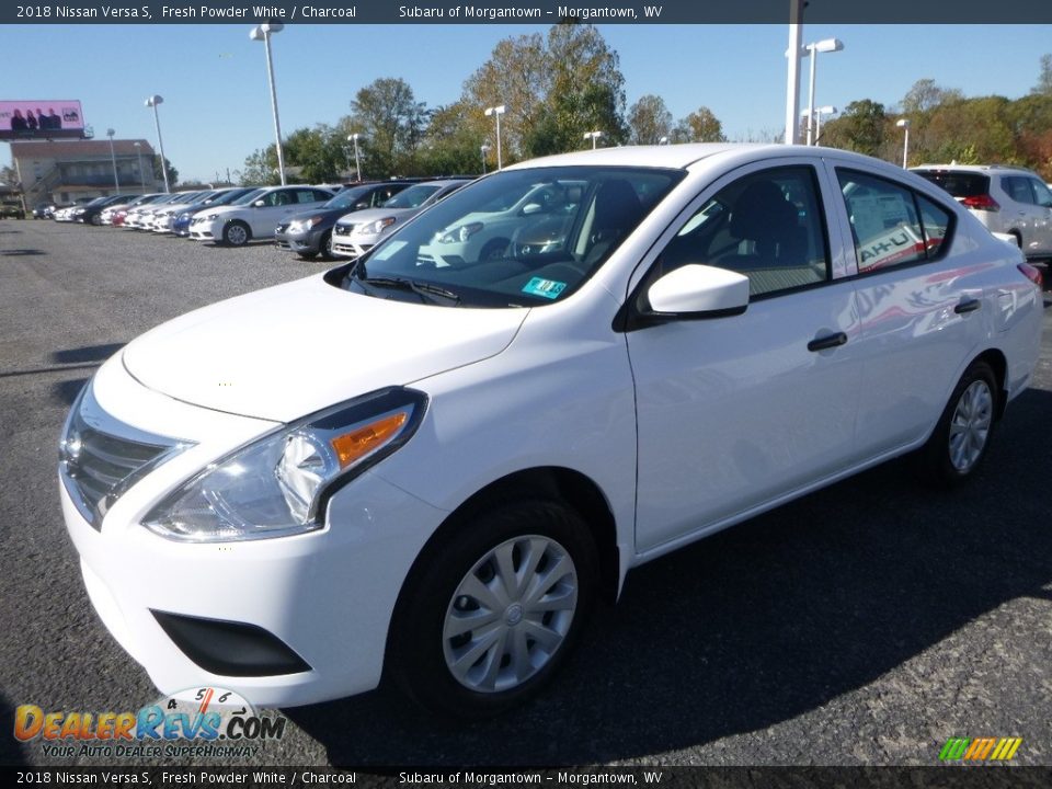 Front 3/4 View of 2018 Nissan Versa S Photo #8