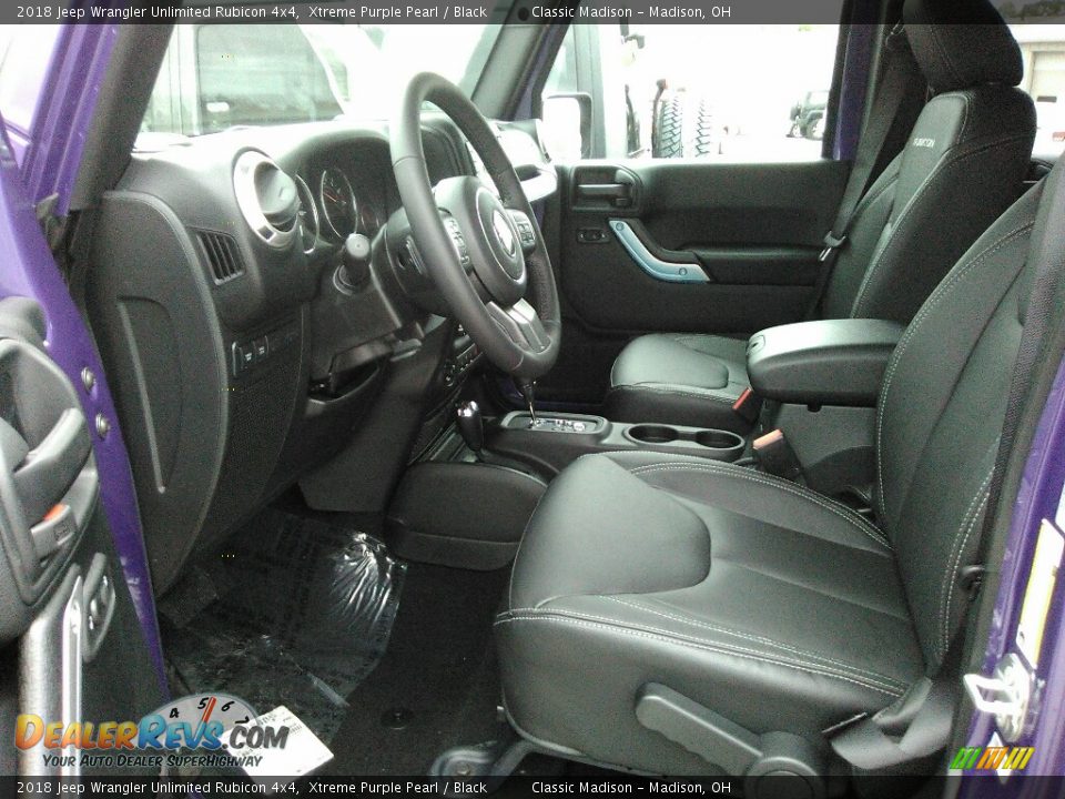 2018 Jeep Wrangler Unlimited Rubicon 4x4 Xtreme Purple Pearl / Black Photo #5