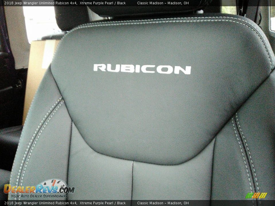 2018 Jeep Wrangler Unlimited Rubicon 4x4 Xtreme Purple Pearl / Black Photo #6