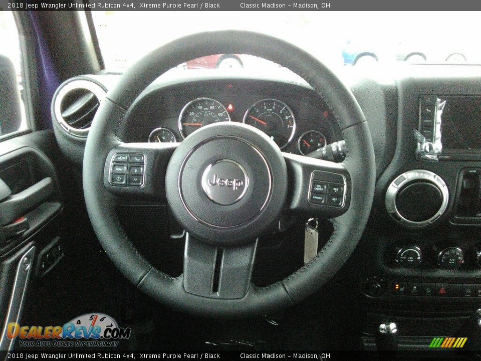 2018 Jeep Wrangler Unlimited Rubicon 4x4 Xtreme Purple Pearl / Black Photo #8