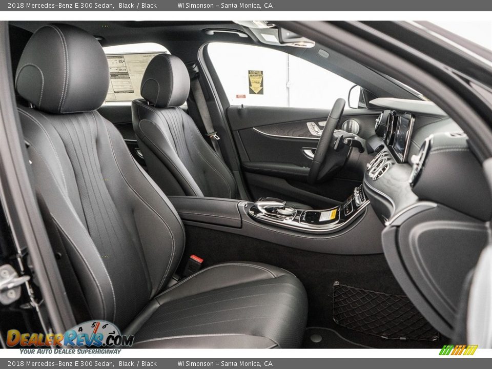 2018 Mercedes-Benz E 300 Sedan Black / Black Photo #2
