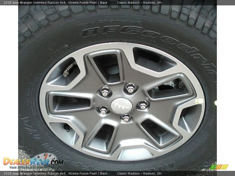 2018 Jeep Wrangler Unlimited Rubicon 4x4 Xtreme Purple Pearl / Black Photo #13