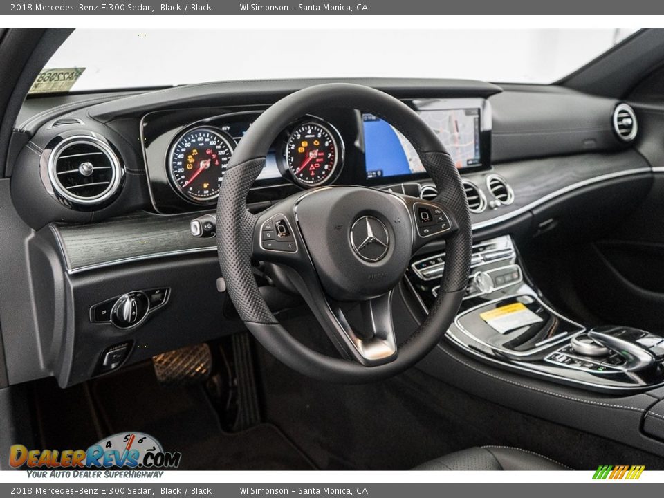 2018 Mercedes-Benz E 300 Sedan Black / Black Photo #6