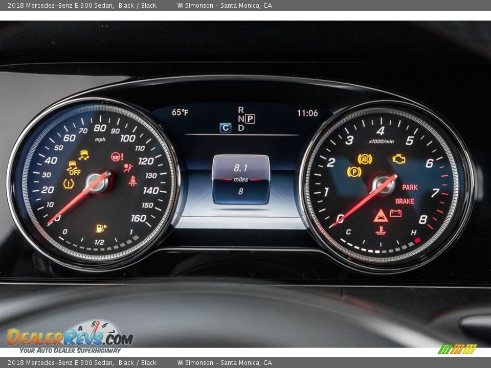 2018 Mercedes-Benz E 300 Sedan Black / Black Photo #7