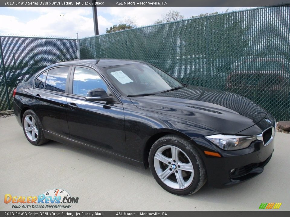 2013 BMW 3 Series 328i xDrive Sedan Jet Black / Black Photo #1