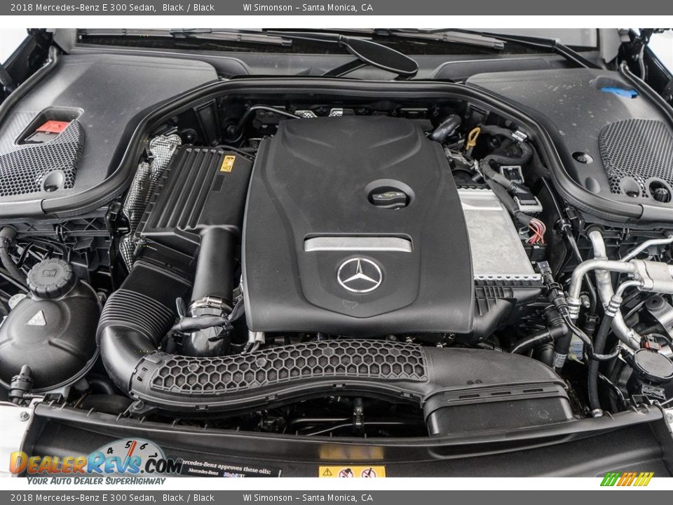 2018 Mercedes-Benz E 300 Sedan Black / Black Photo #8