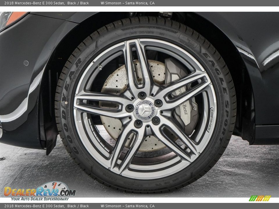 2018 Mercedes-Benz E 300 Sedan Black / Black Photo #9