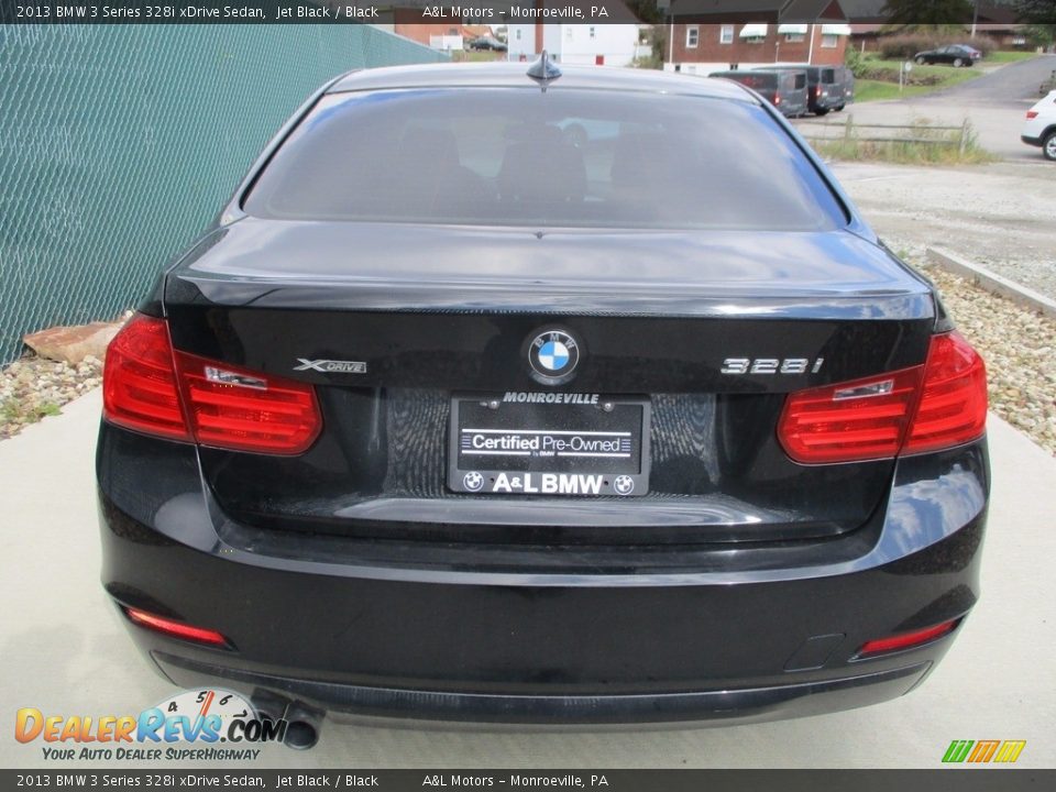 2013 BMW 3 Series 328i xDrive Sedan Jet Black / Black Photo #4