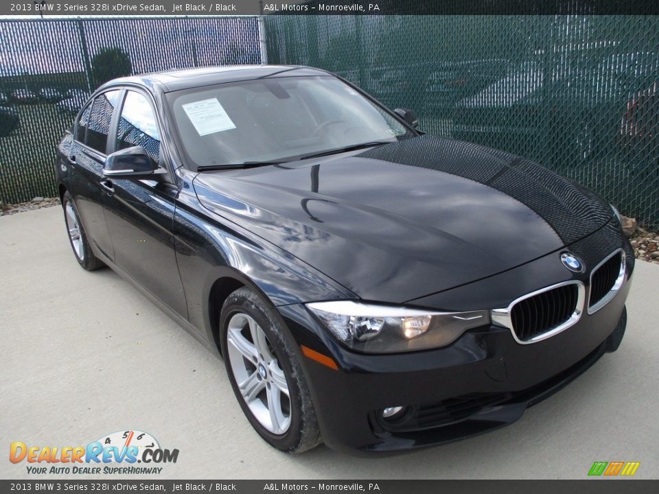 2013 BMW 3 Series 328i xDrive Sedan Jet Black / Black Photo #6