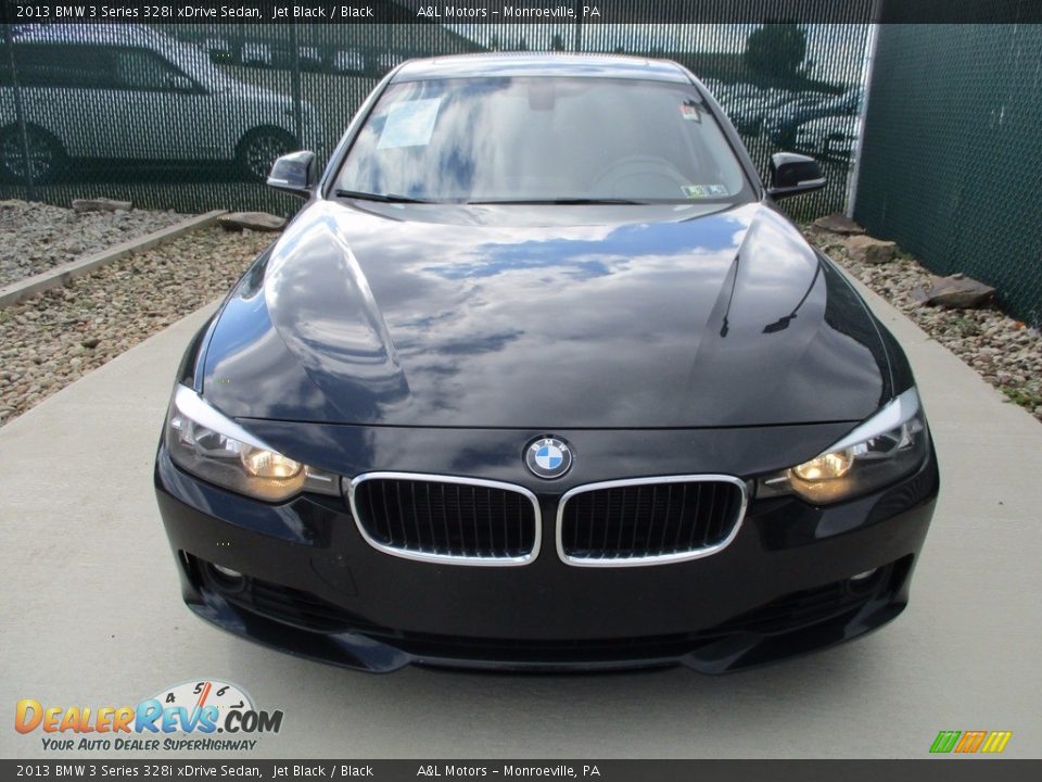 2013 BMW 3 Series 328i xDrive Sedan Jet Black / Black Photo #7