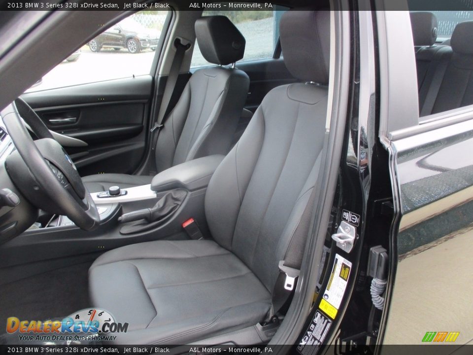 2013 BMW 3 Series 328i xDrive Sedan Jet Black / Black Photo #12