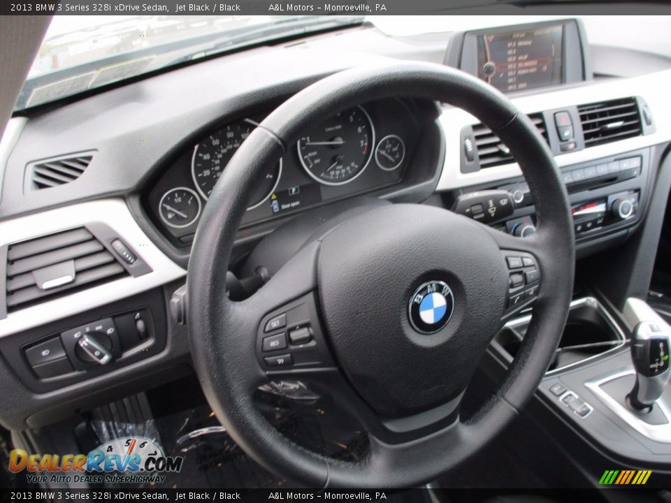 2013 BMW 3 Series 328i xDrive Sedan Jet Black / Black Photo #14