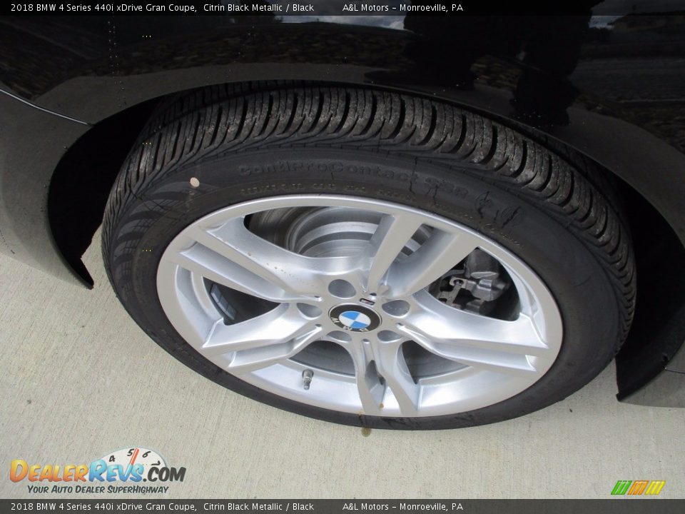 2018 BMW 4 Series 440i xDrive Gran Coupe Citrin Black Metallic / Black Photo #3