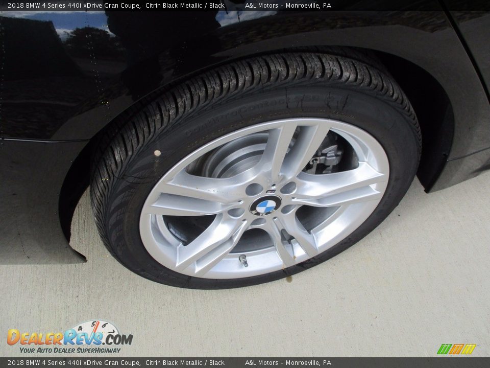 2018 BMW 4 Series 440i xDrive Gran Coupe Citrin Black Metallic / Black Photo #6