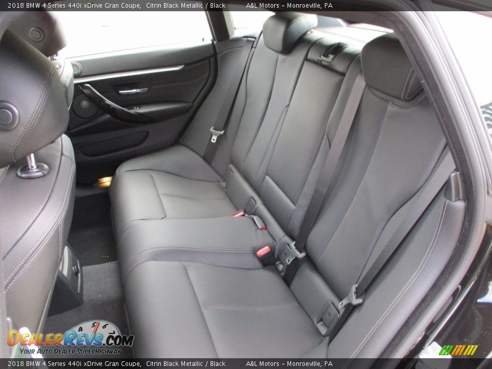 2018 BMW 4 Series 440i xDrive Gran Coupe Citrin Black Metallic / Black Photo #11
