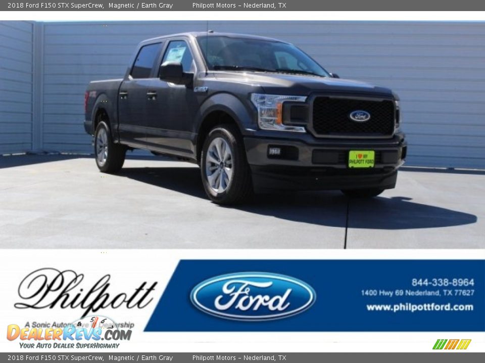 2018 Ford F150 STX SuperCrew Magnetic / Earth Gray Photo #1
