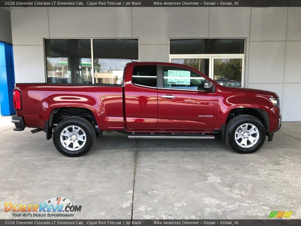 2018 Chevrolet Colorado LT Extended Cab Cajun Red Tintcoat / Jet Black Photo #3