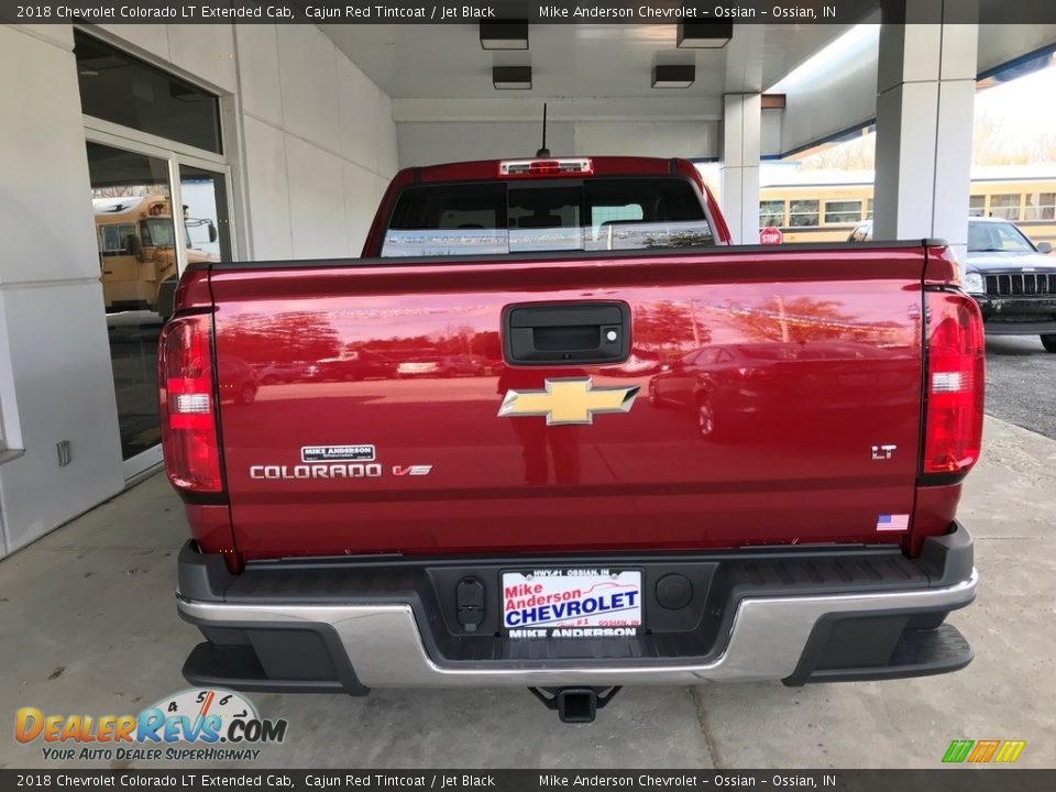2018 Chevrolet Colorado LT Extended Cab Cajun Red Tintcoat / Jet Black Photo #10
