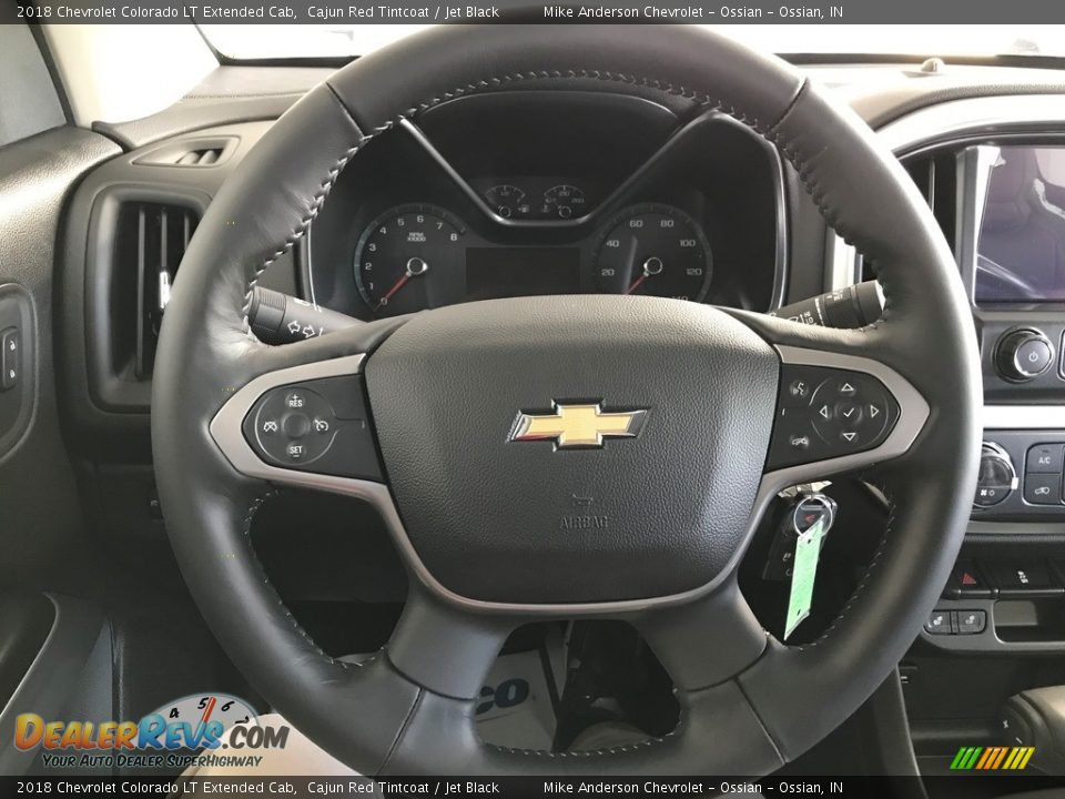 2018 Chevrolet Colorado LT Extended Cab Cajun Red Tintcoat / Jet Black Photo #16