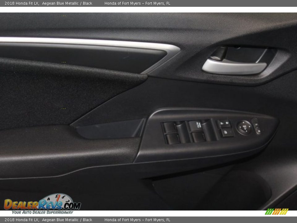 2018 Honda Fit LX Aegean Blue Metallic / Black Photo #9