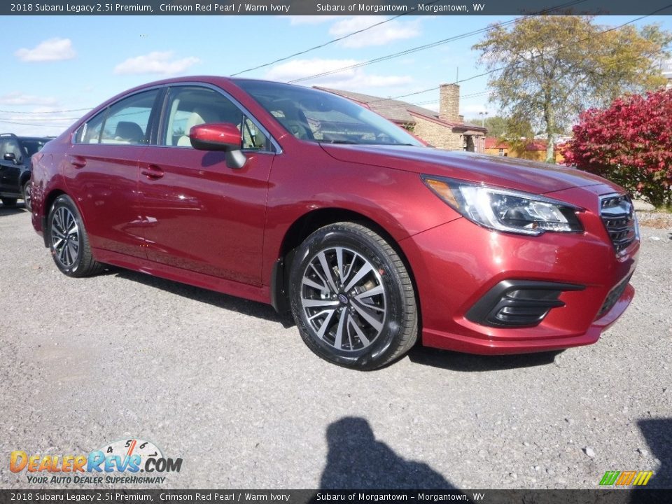 2018 Subaru Legacy 2.5i Premium Crimson Red Pearl / Warm Ivory Photo #1