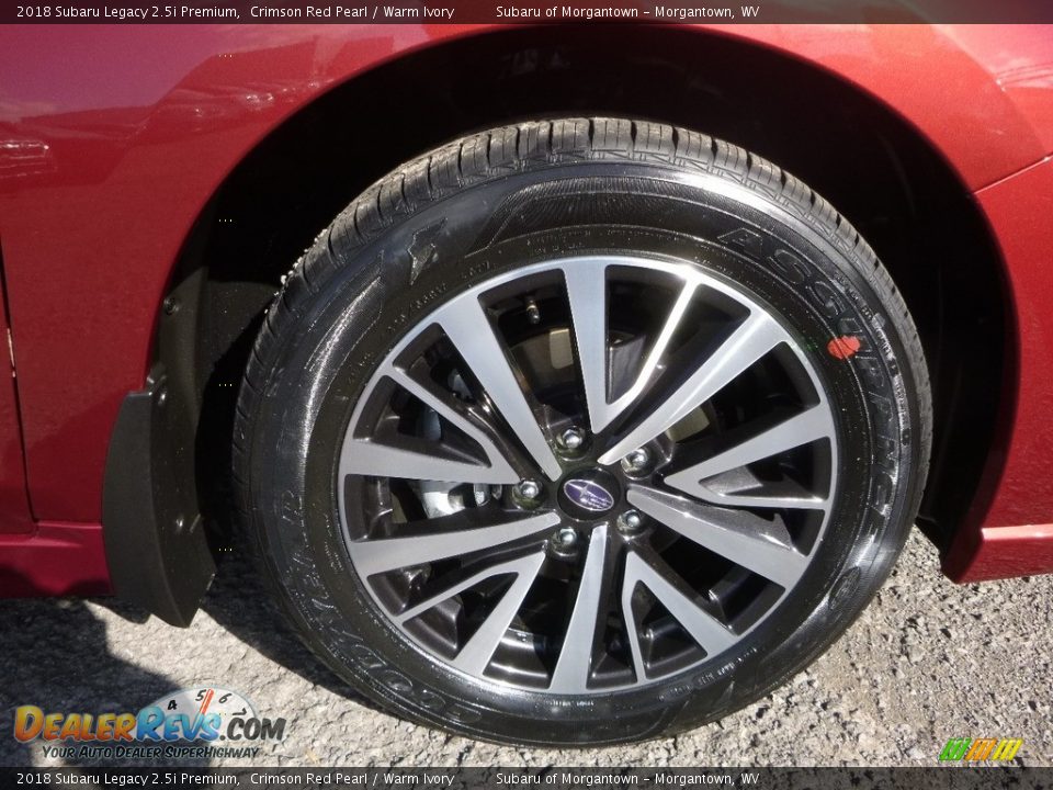 2018 Subaru Legacy 2.5i Premium Crimson Red Pearl / Warm Ivory Photo #2