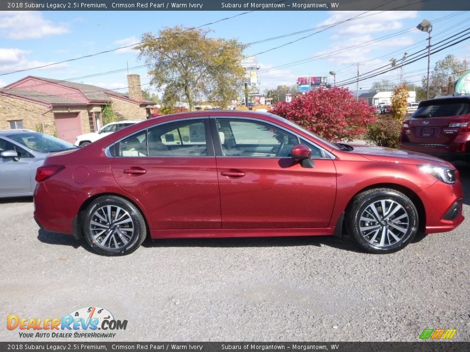 2018 Subaru Legacy 2.5i Premium Crimson Red Pearl / Warm Ivory Photo #3