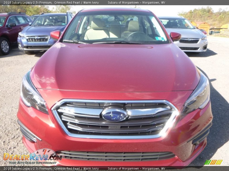 2018 Subaru Legacy 2.5i Premium Crimson Red Pearl / Warm Ivory Photo #9