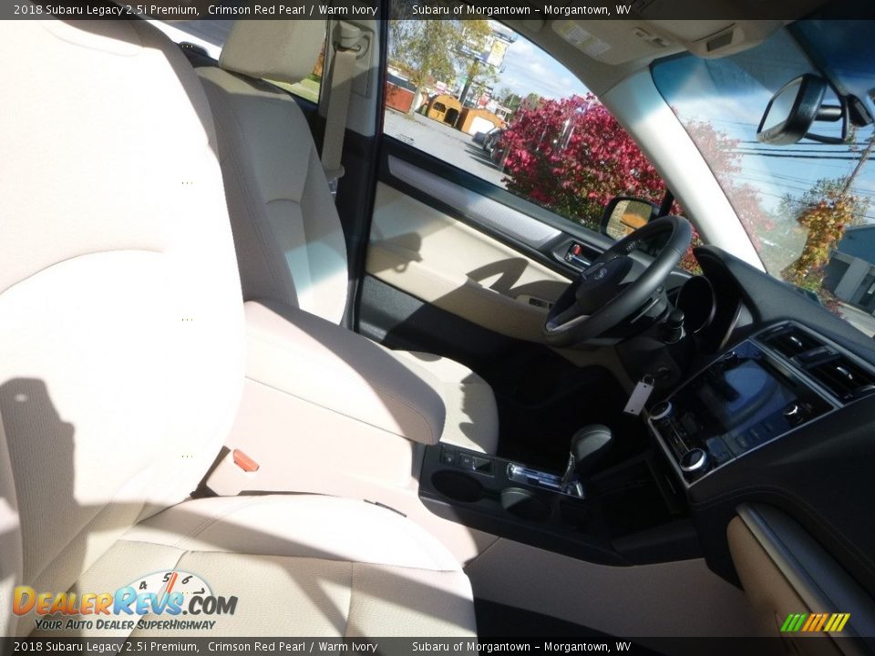 2018 Subaru Legacy 2.5i Premium Crimson Red Pearl / Warm Ivory Photo #10