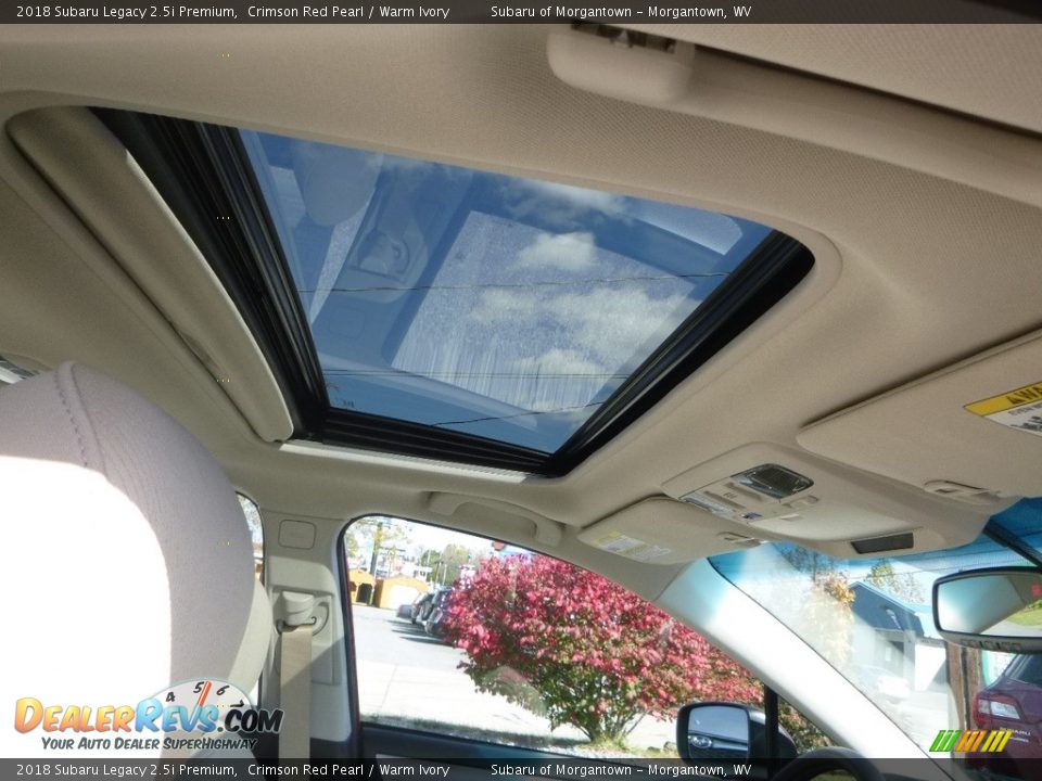 2018 Subaru Legacy 2.5i Premium Crimson Red Pearl / Warm Ivory Photo #11