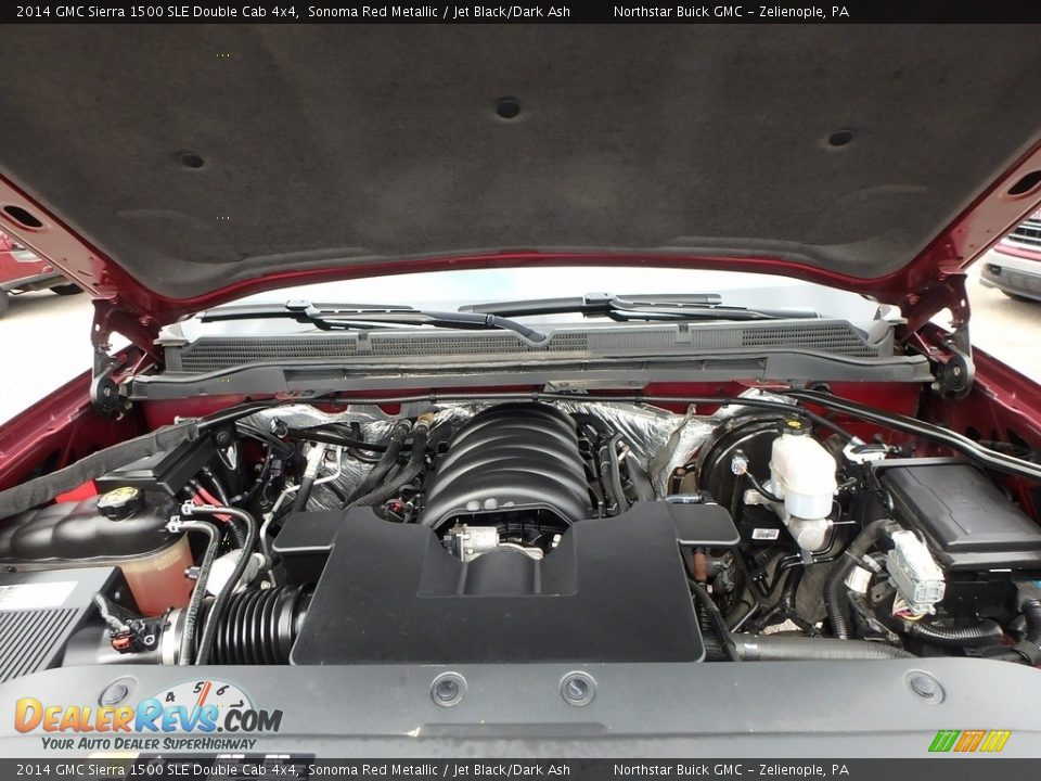 2014 GMC Sierra 1500 SLE Double Cab 4x4 Sonoma Red Metallic / Jet Black/Dark Ash Photo #3