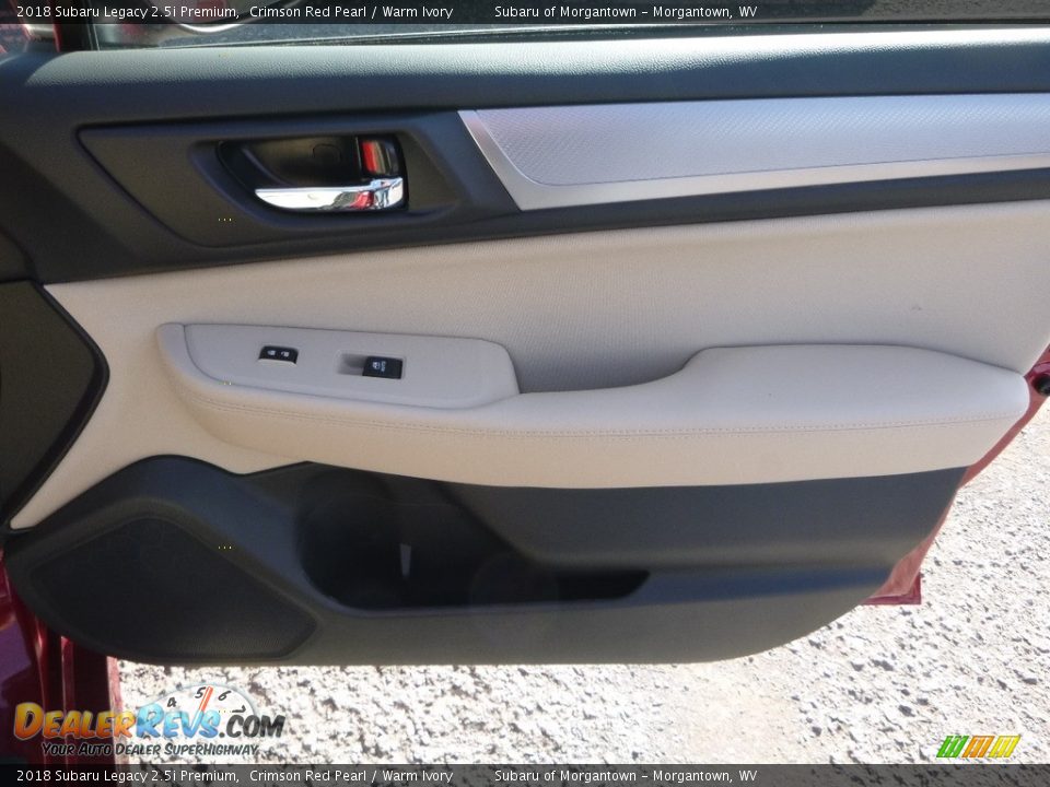 2018 Subaru Legacy 2.5i Premium Crimson Red Pearl / Warm Ivory Photo #12