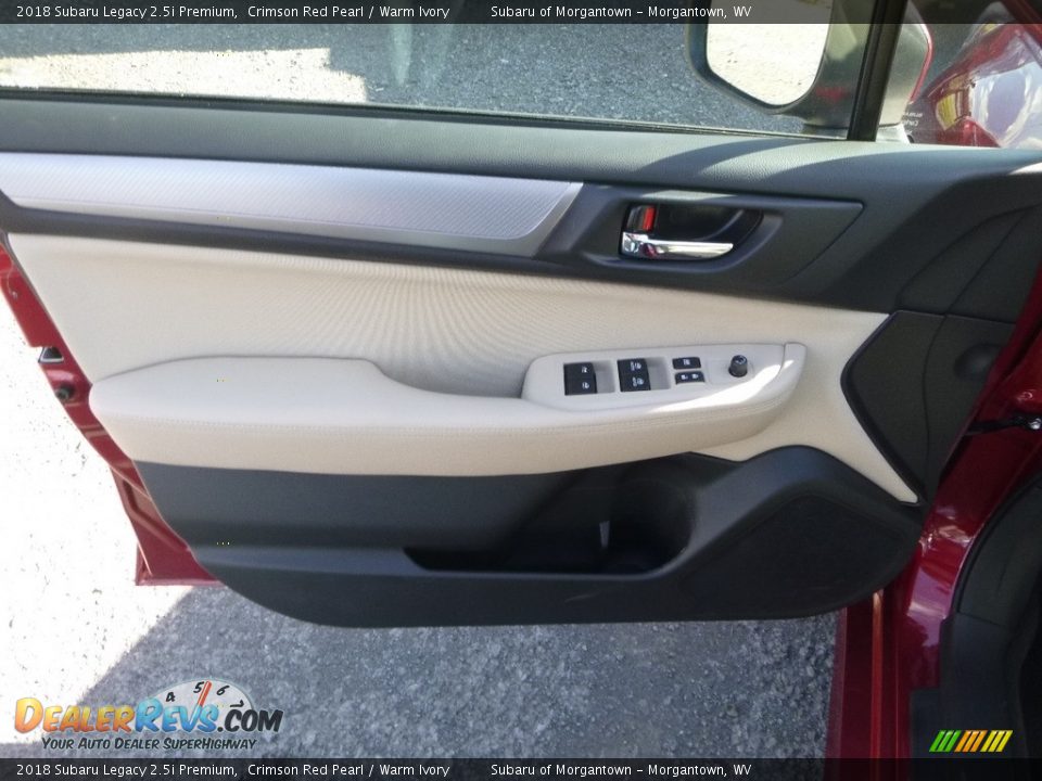 2018 Subaru Legacy 2.5i Premium Crimson Red Pearl / Warm Ivory Photo #14