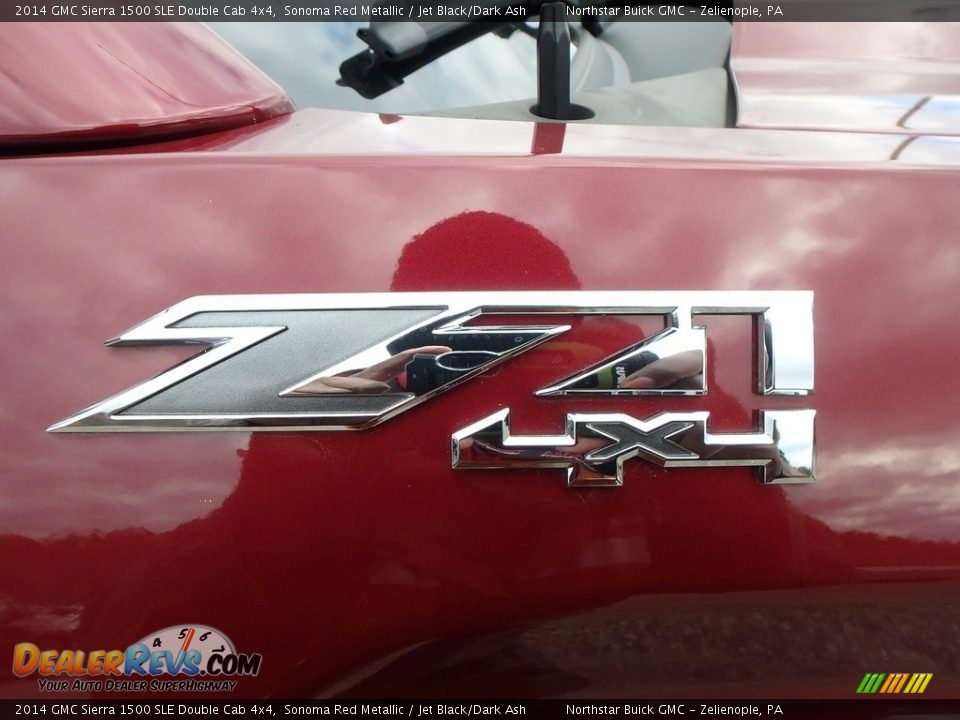 2014 GMC Sierra 1500 SLE Double Cab 4x4 Sonoma Red Metallic / Jet Black/Dark Ash Photo #6